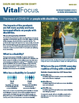 Vital Focus Newsletter - Persons with Disabilities