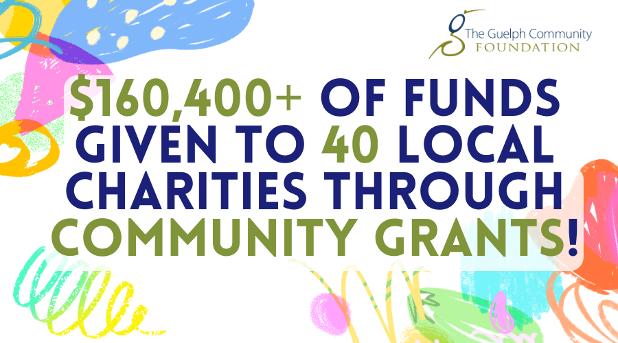 $160,400+ OF FUNDS GIVEN TO 40 LOCAL CHARITIES THROUGH COMMUNITY GRANTS!