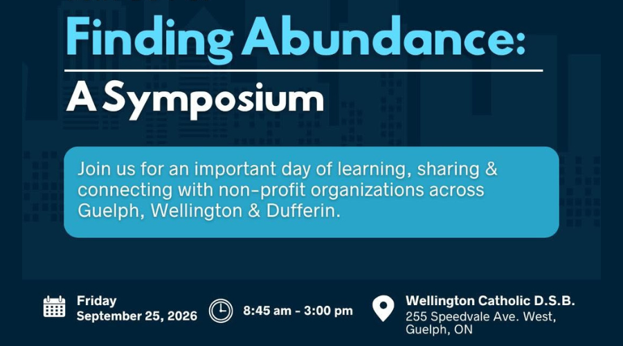 Finding Abundance: A Symposium for our Community graphic
